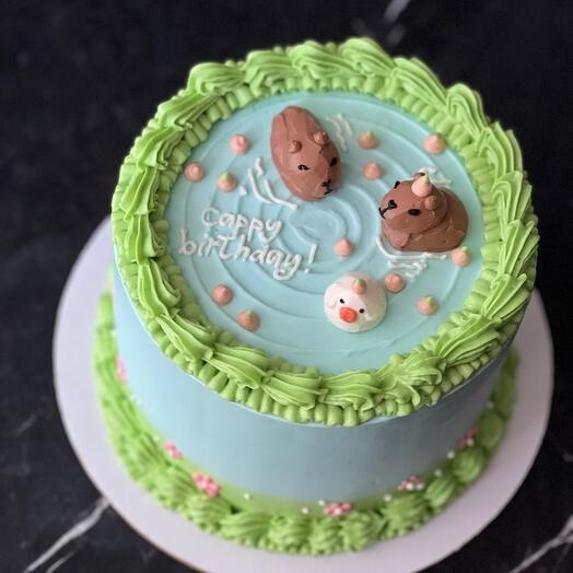 Торт с капибарами 2кг