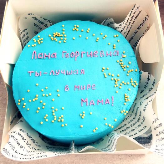 Бенто торт с именем мамы подарок на День матери