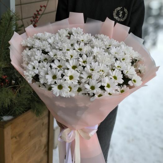 Букет ромашковых хризантем