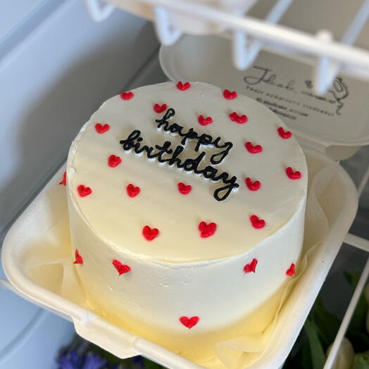 Торт бенто сердечки