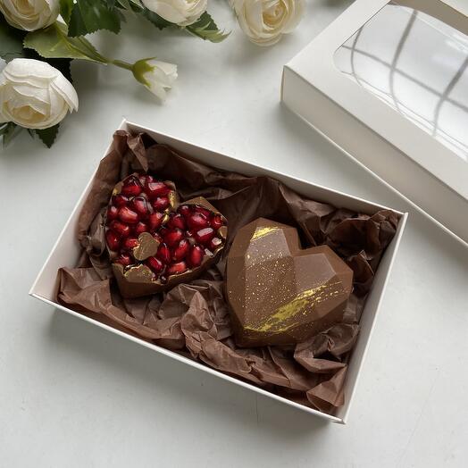 Дубайский шоколад и гранат в шоколаде