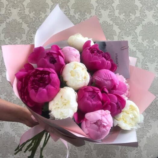 Микс пионы