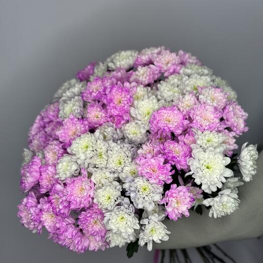 Букет из кустовых хризантем