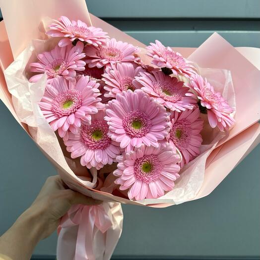💐Сезонный💐 Букет из розовых гербер