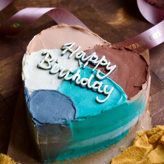 Бенто торт (vegan) Happy Birthday для мужчины