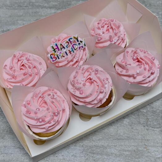 Капкейки «Happy Birthday