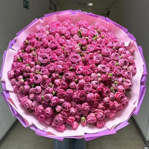 Букет из кустовых роз Мисти Баблз