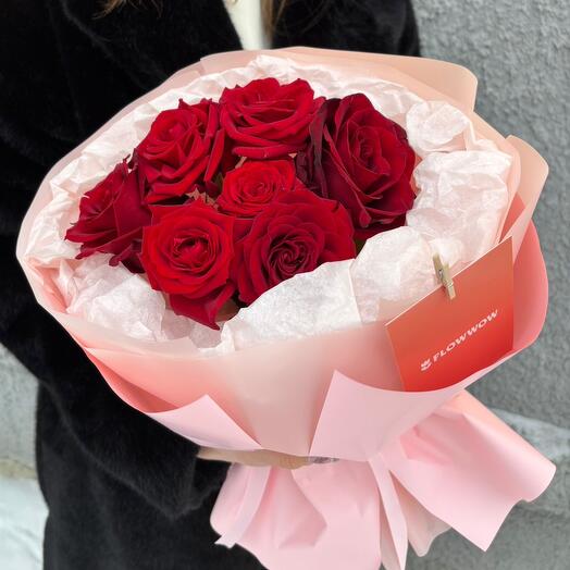 Ramo de rosas rojas