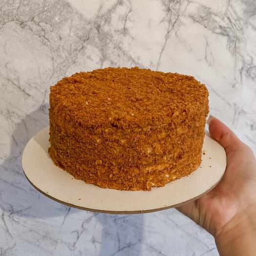 🤍Медовик 800 гр с крошкой/в кремчиз