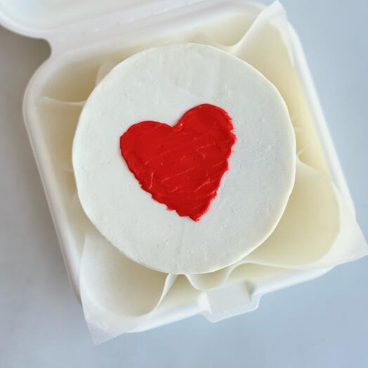 Бенто торт с сердцем