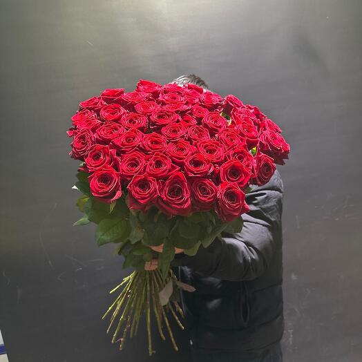 Роза 51шт 80см
