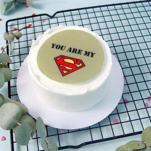 Бенто торт подарок для Супергероя мужа, любимого, папы