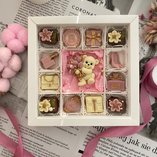Chocolate hecho a mano "cosas de Mujer"