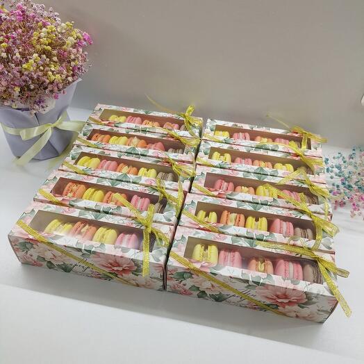 50  макаронс на корпоратив,в подарок коллегам