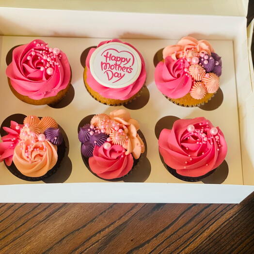 Mother s day cup cake 6pcs