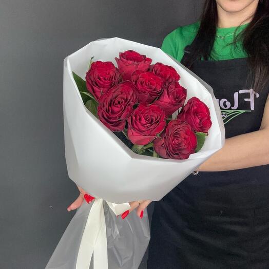 Rosas rojas Kenia 40cm