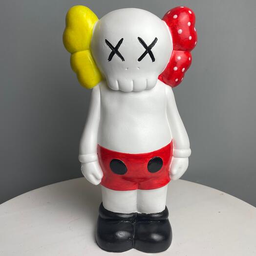 Гипсовый декор статуэтка Kaws