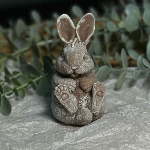 Свеча зайчик 3D большой