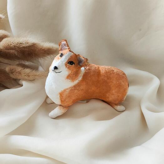 Ватная игрушка Собака Корги