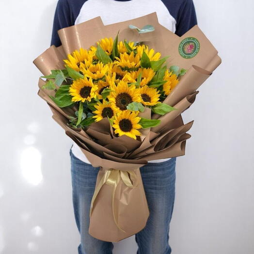 15 Sun Flower Bouquet