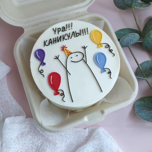 Бенто торт Ура КАНИКУЛЫ