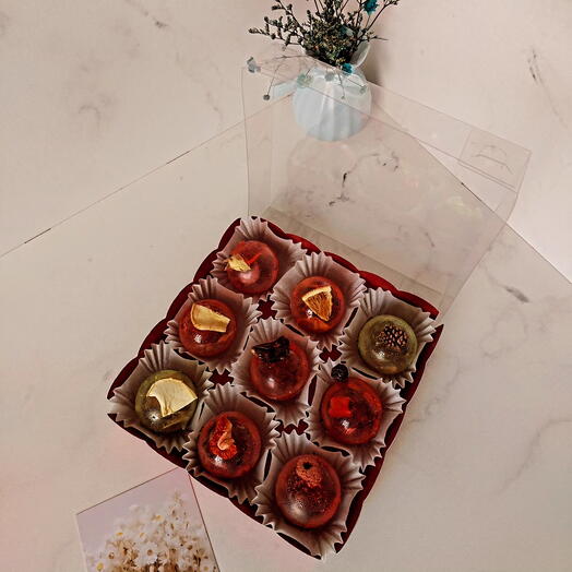 💥Hit🔥🫖 Набор мини чайных бомбочек 9 шт на чайник 300 мл в подарок маме, жене, любимой, бабушке, коллеге, сестре, папе, дочери