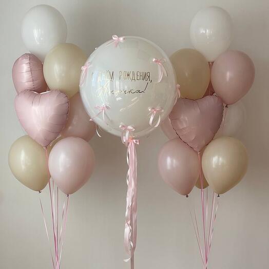 Набор воздушных шаров С днем рождеия