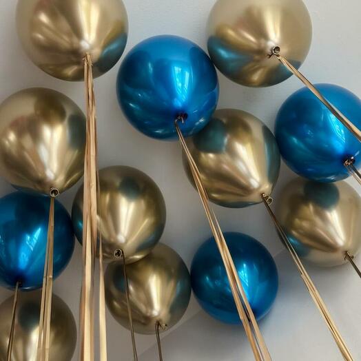 Шары для мужчины "Золотое Сияние"