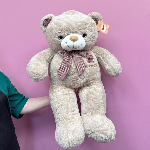 Мягкая игрушка Медведь большой с бантом