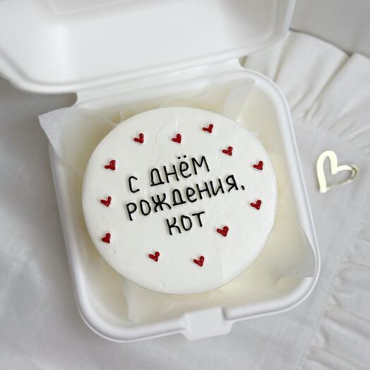 Бенто-торт Кот