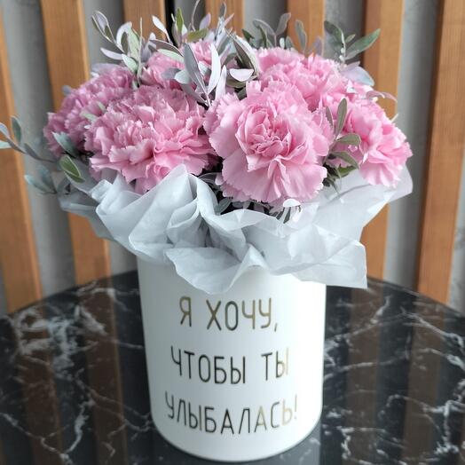 Комплимент из диантусов