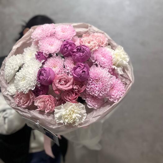 Букет «Пудрово-розовый»💗
