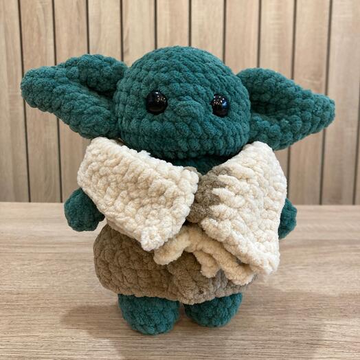 Мягкая игрушка «Йода» ручной работы