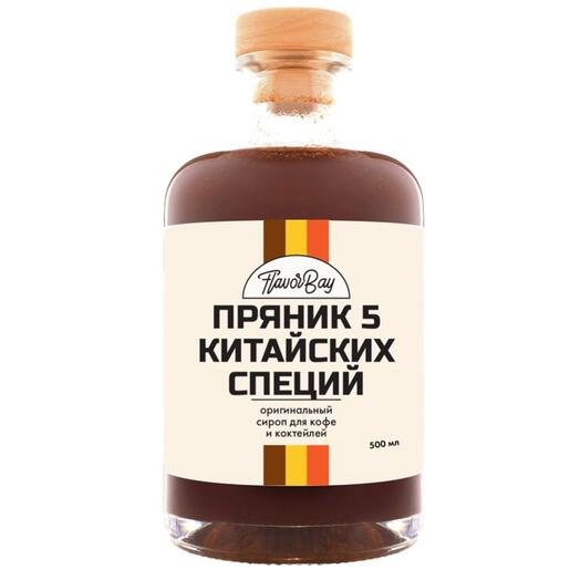 Сироп Flavor Bay 500 мл Пряник 5 Китайских Специй