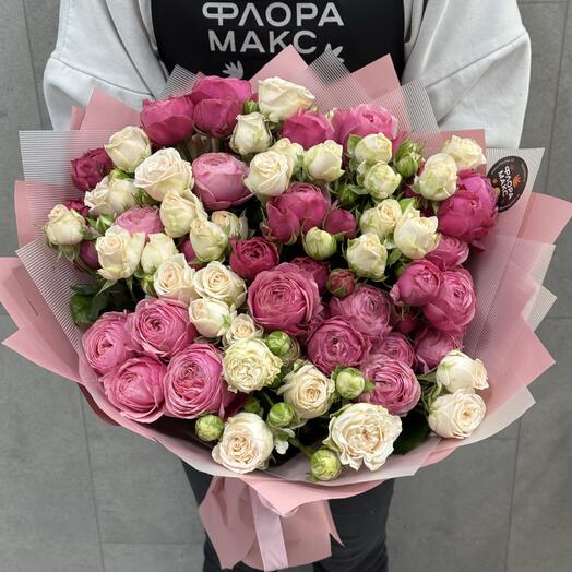 Кустовые розы премиум