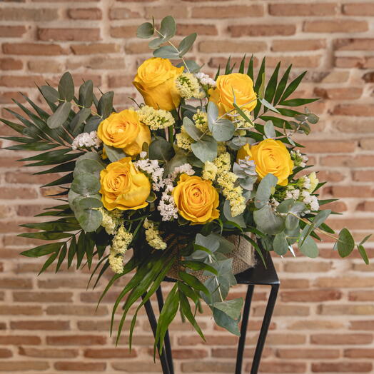 Ramo 6 rosas amarillas