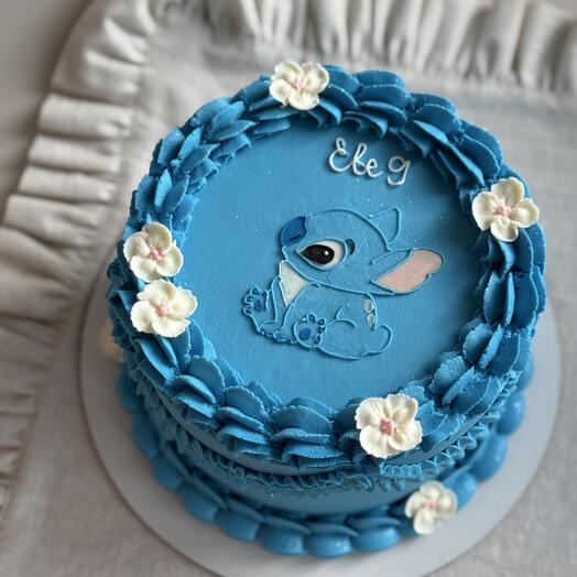 Торт бисквитный «Стич»