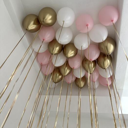 Шарики под потолок для любимой девушки