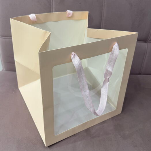 Пакет с окошком 30*30