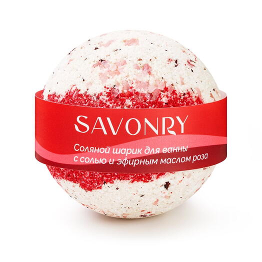Бомбочка для ванны "Роза" Savonry, 145 г