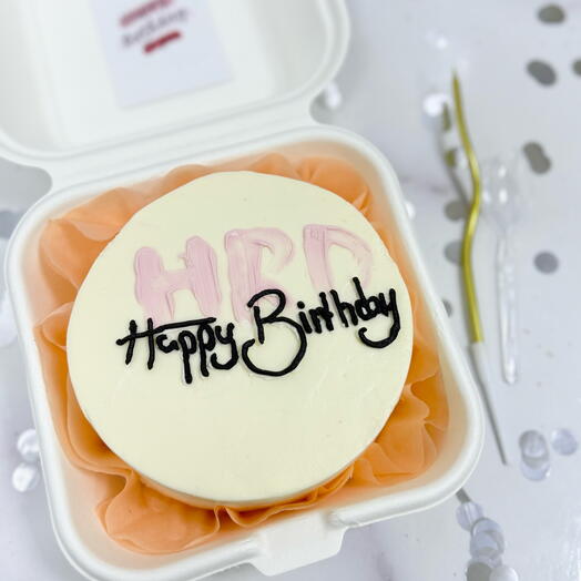 Бенто торт HBD