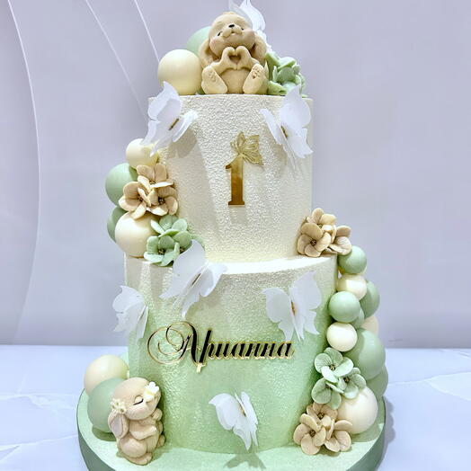 Двухъярусный торт. Детский торт. Свадебный торт