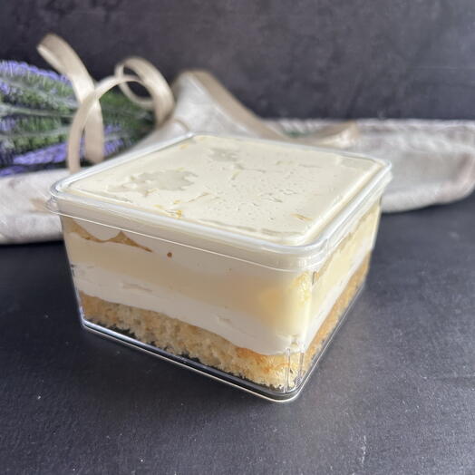 Лимонный Бенто-торт в индивилуальной коробочке