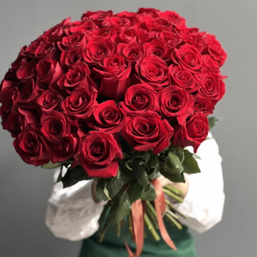Букет из красных роз Эквадор