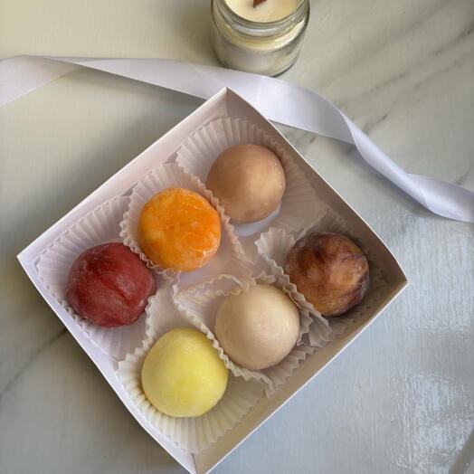 Моти набор ассорти 6шт к чаю, на день рождения , на подарок любимому человеку