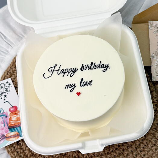Бенто-торт happy birthday my love️ для любимой / любимого