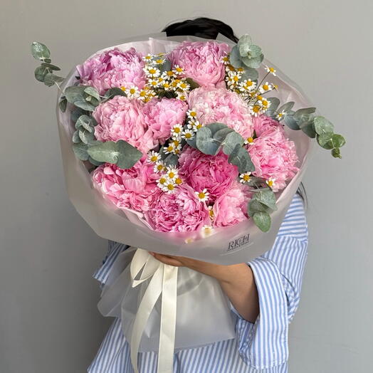 Букет из пион