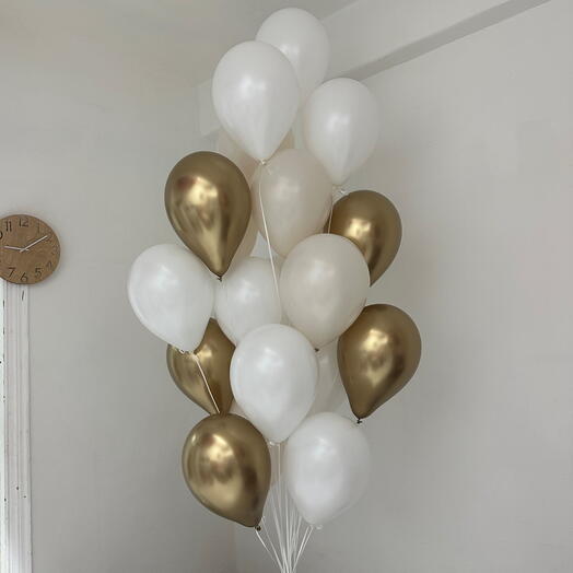 Fuente de 20 globos pastel