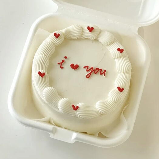 Бенто торт I love you