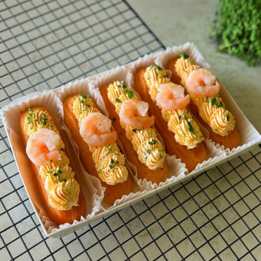 Закусочные /несладкие эклеры на 14февраля